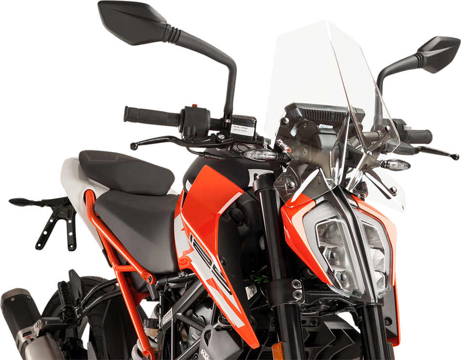 PUIG HI-TECH PARTS New Generation Windscreen - Clear - KTM 9514W