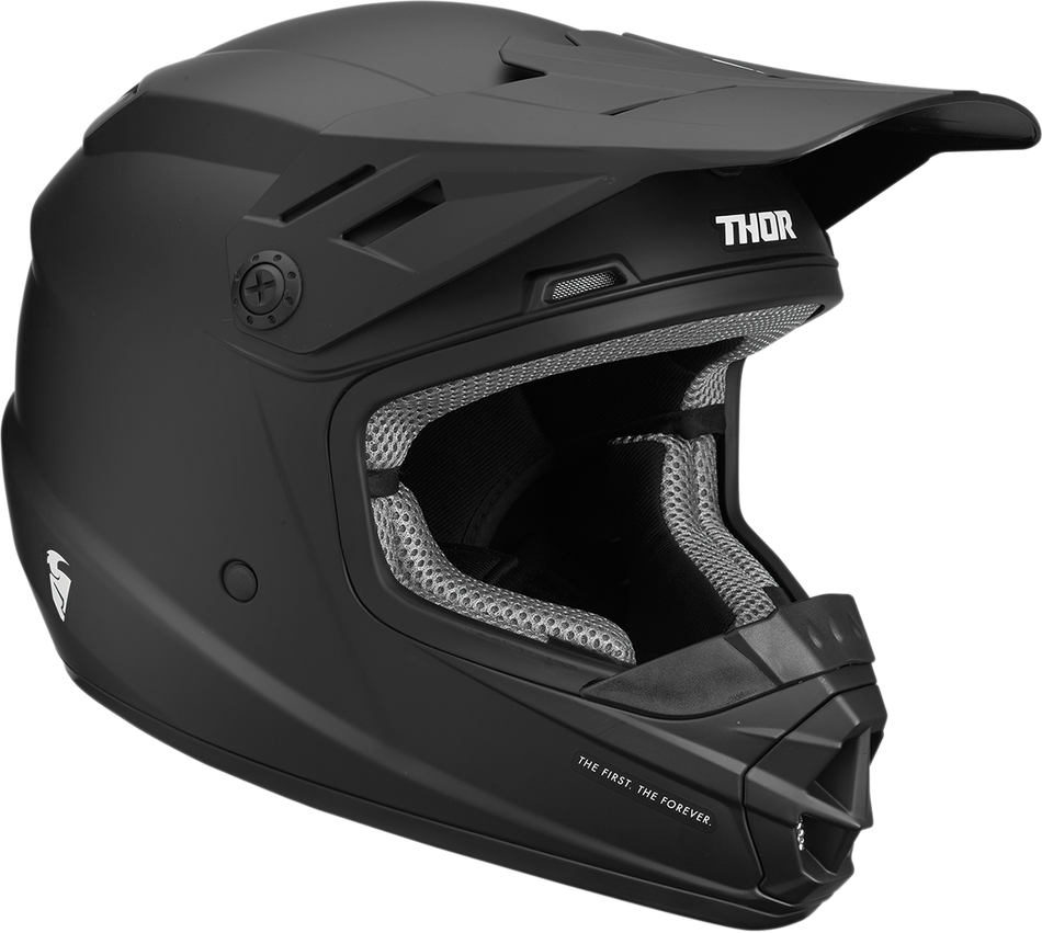 THOR Youth Sector Helmet - Blackout - Medium 0111-1163