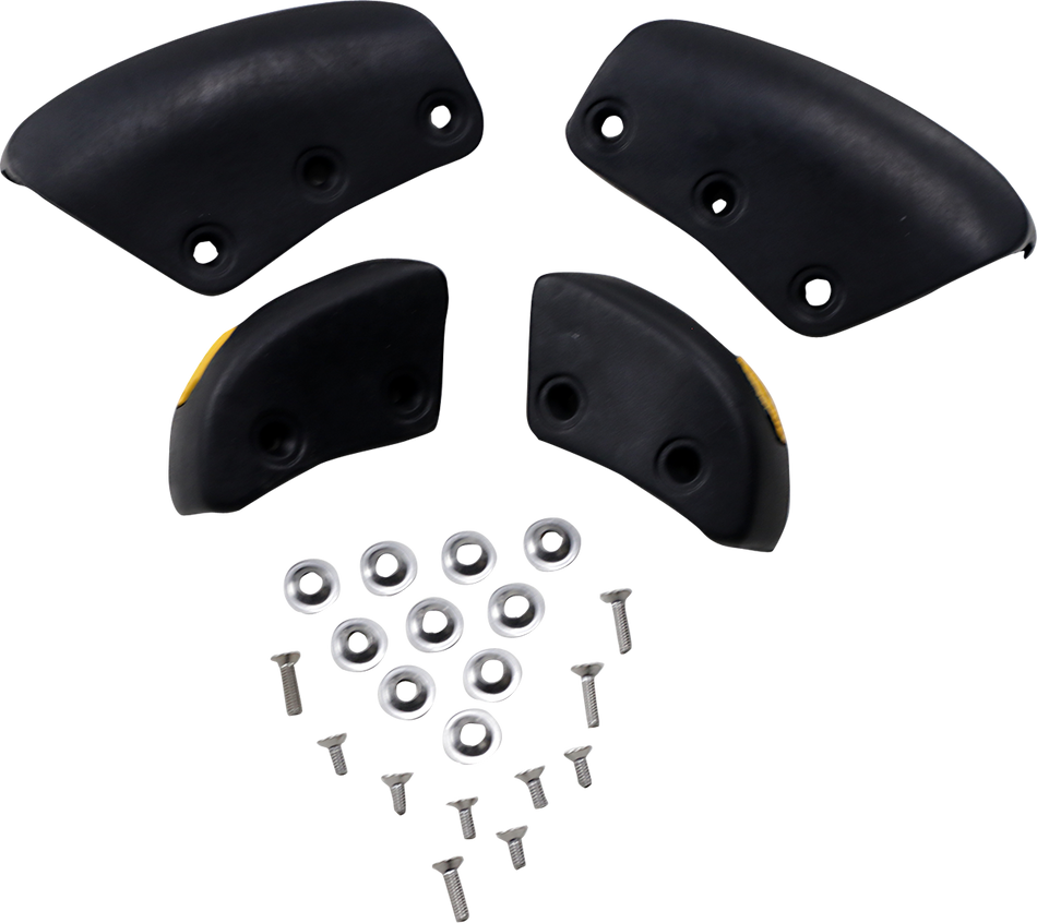 ATHENA Rubber Slider Kit - Black 1690