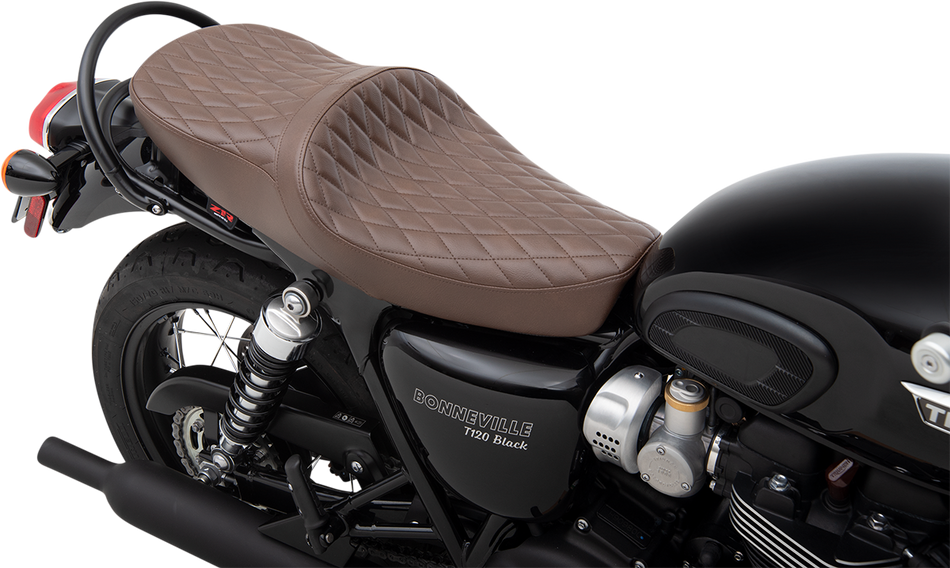 Z1R Low TR Seat - Diamond - Brown - Vinyl 0810-2219