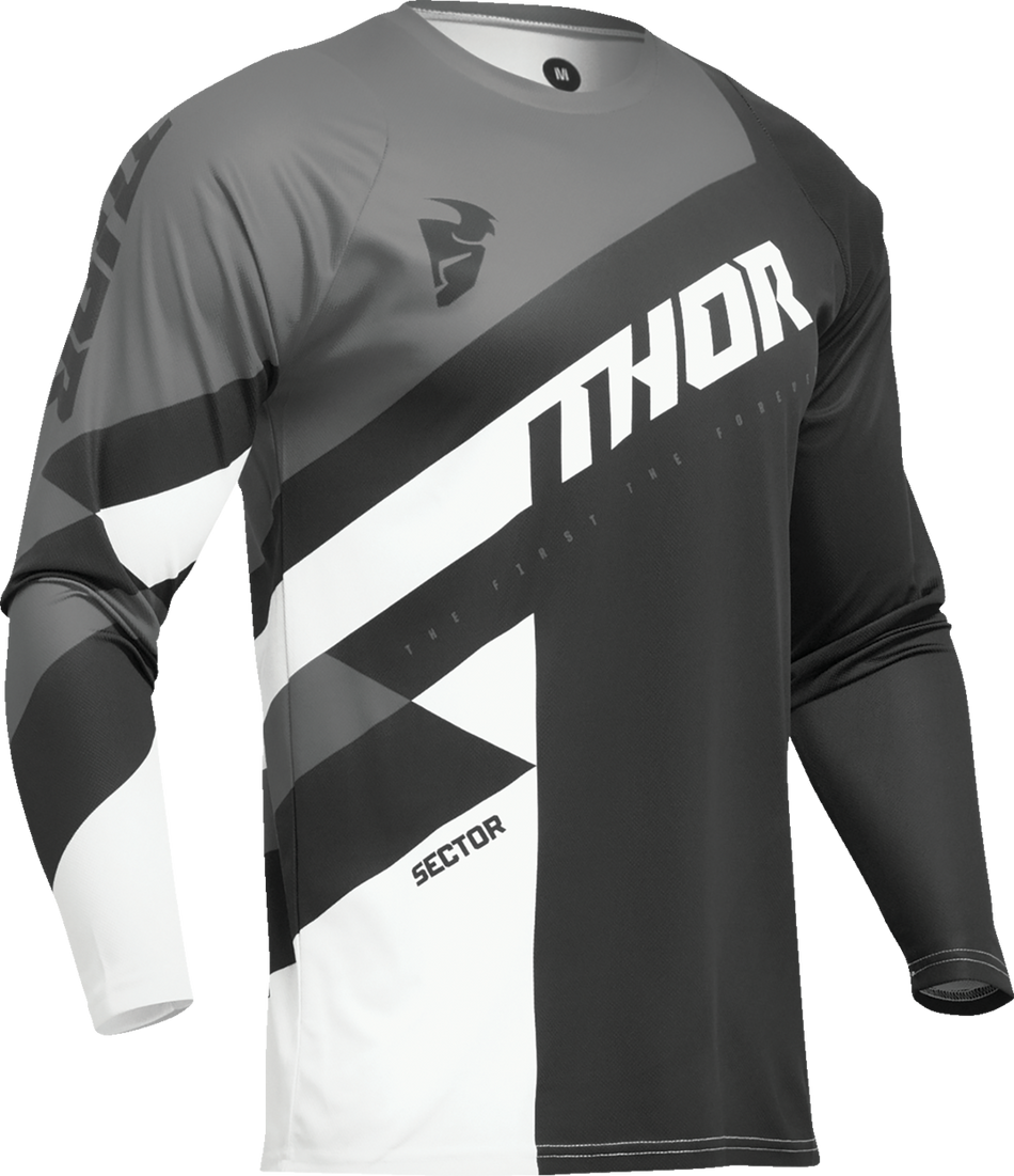 THOR Sector Checker Jersey - Black/Gray - XL 2910-7583