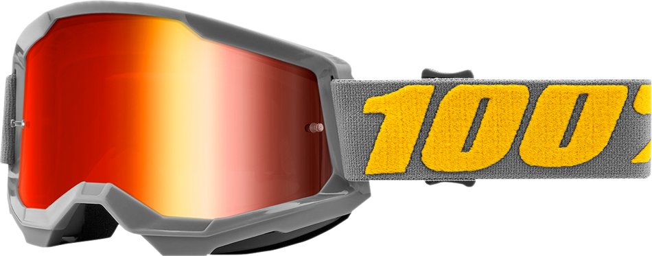 100% Strata 2 Goggles - Izipizi - Red Mirror 50028-00006