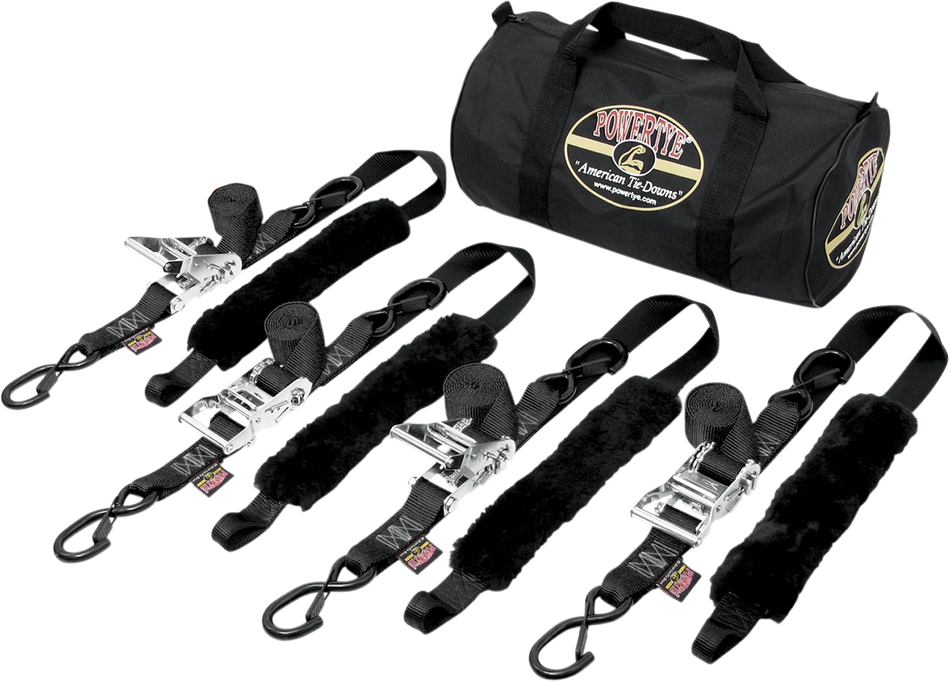 POWERTYE MFG. Fat Strap Trailer Kit - Black TRAILERKIT-82