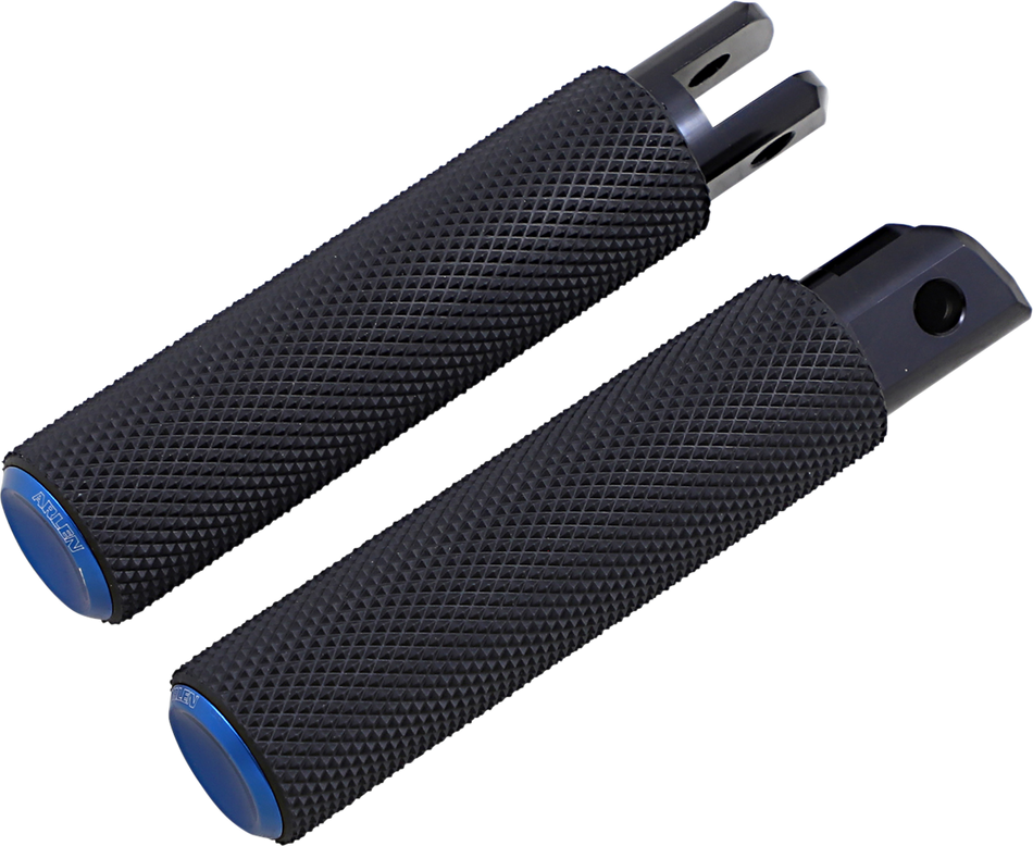 ARLEN NESS Knurled Footpegs - Blue - FXDR 07-950