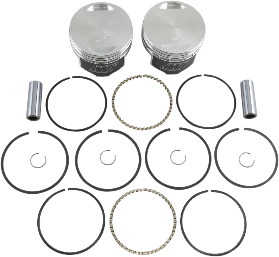 WISECO Piston Kit - .020 - Evolution - Big Twin High-Performance K1642