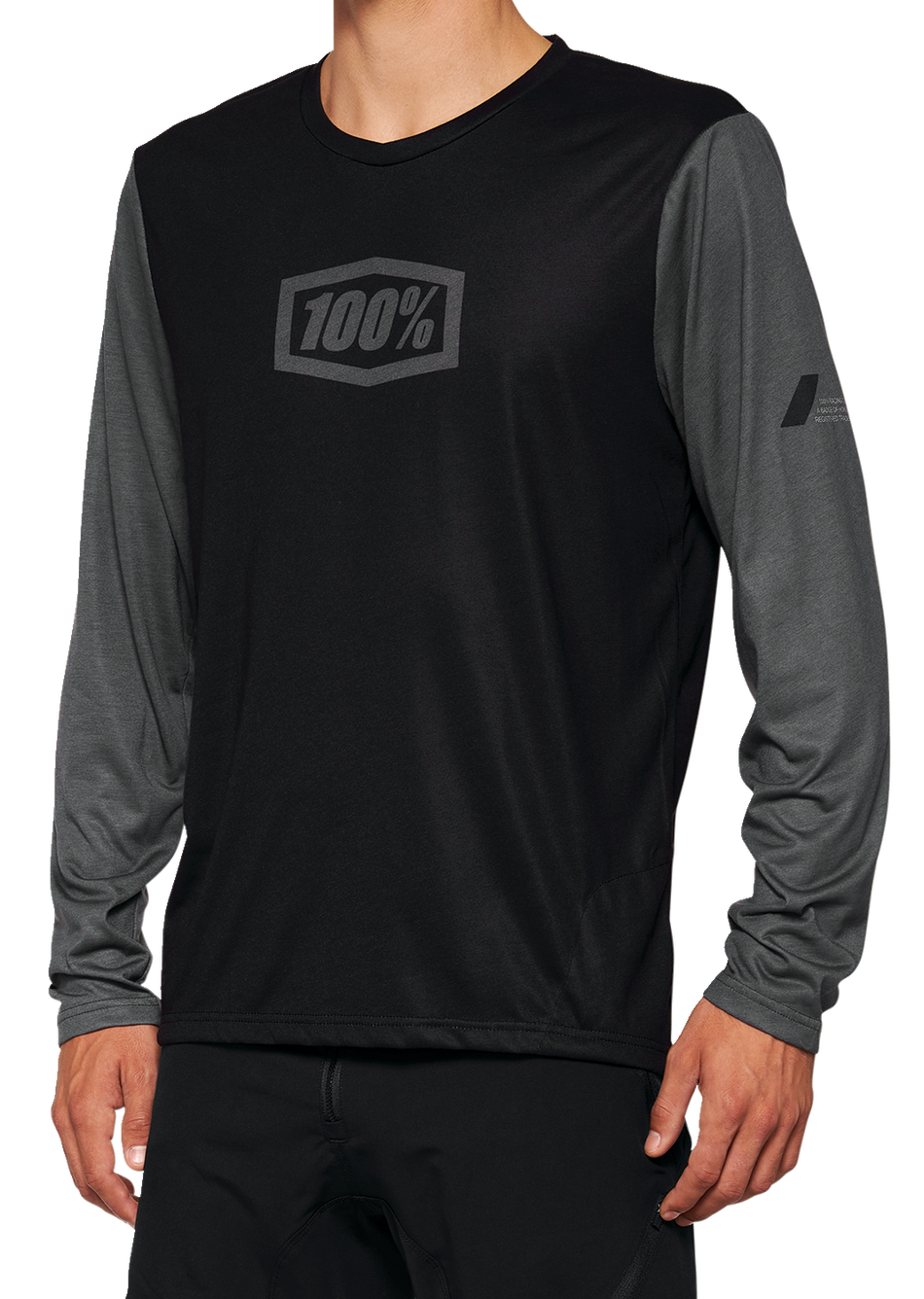 100% Airmatic Long-Sleeve Jersey - Black - Large 40019-00002