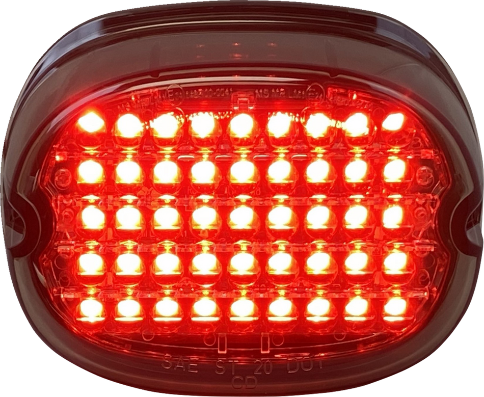 CUSTOM DYNAMICS Taillight - No Window - Smoke CD-TL-NW-S