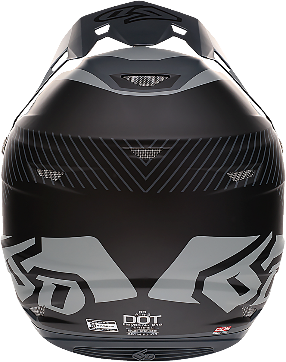 6D ATR-2 Helmet - Fusion - Black - 2XL 12-2909