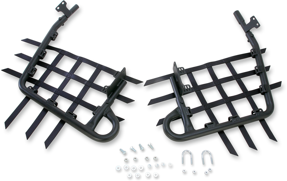 DG PERFORMANCE Nerf Bars - YFZ 450 - Schwarz/Schwarz 60-4450X