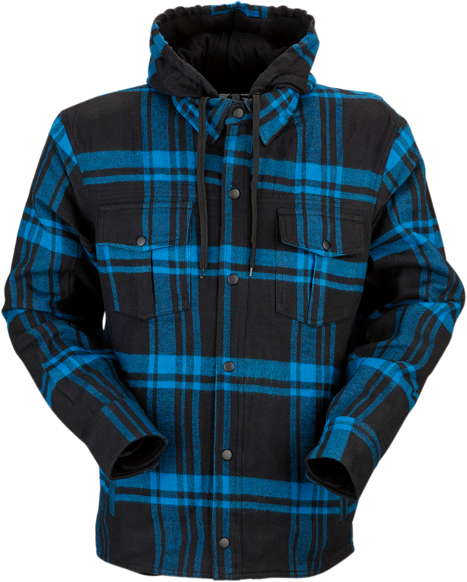 Z1R Timber Flannel Shirt - Black/Blue - Small 3040-2840