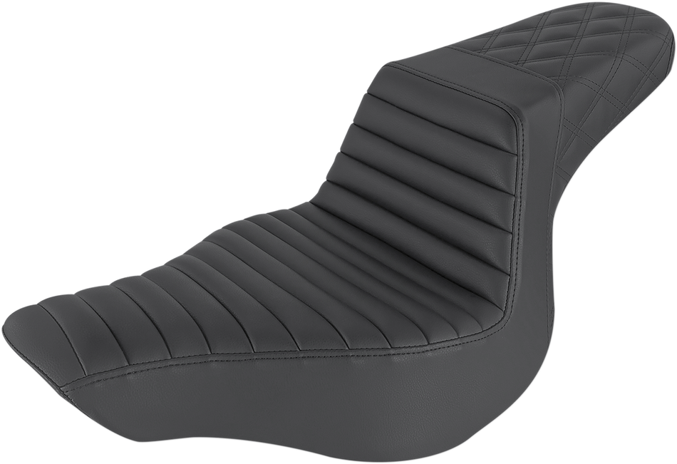 Asiento elevador para SILLÍN - Tuck-n-Roll delantero/cosido de celosía trasero - Negro 813-27-176