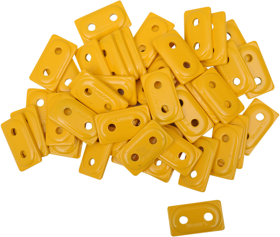 WOODY'S Support Plates - Yellow - 48 Pack ADD2-3800-B