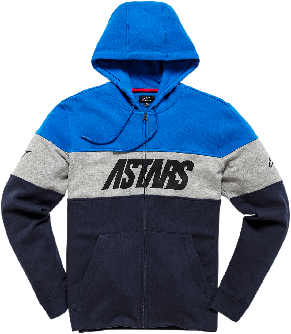 ALPINESTARS Grupo Kapuzenpullover mit Reißverschluss – Blau/Marineblau – XL 1210533007270XL