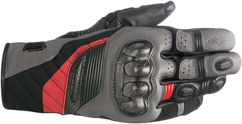 ALPINESTARS Belize Drystar® Handschuhe - Schwarz/Anthrazit/Rot - Größe L 3526718-1036-L