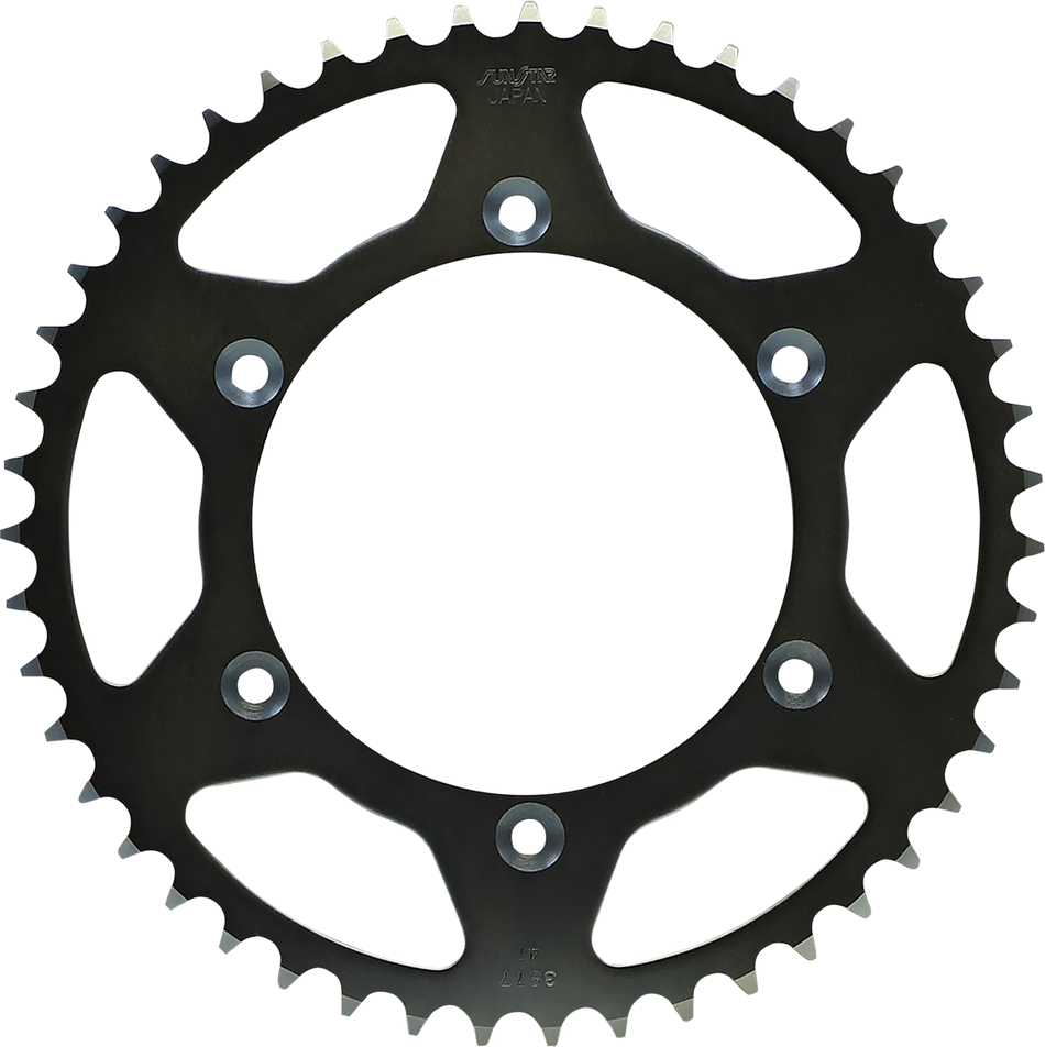 SUNSTAR SPROCKETS Steel Rear Sprocket - 47 Tooth - Suzuki 2-357747