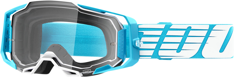 100% Armega Goggles - Oversized Sky - Clear 50004-00010