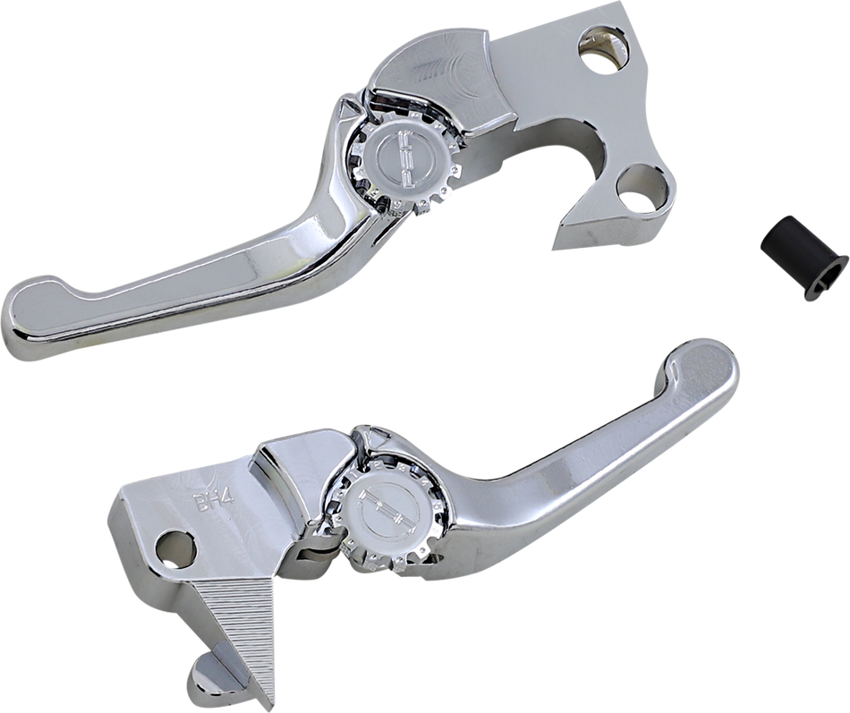 POWERSTANDS RACING Lever Set - Anthem - Shorty - Chrome 12-01653-20