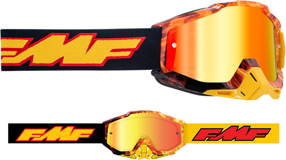 FMF Youth PowerBomb Goggles - Spark - Red Mirror F-50048-00004 2601-2998