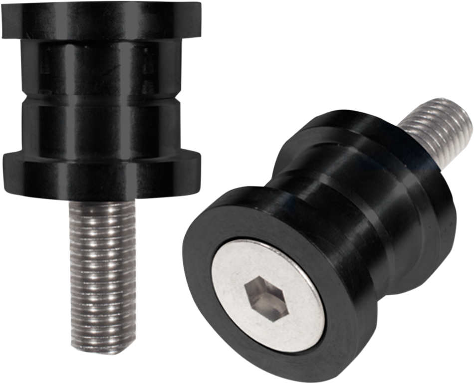 SPEED MERCHANT Riser Bushings - Solid - Black SM-HDSRBB