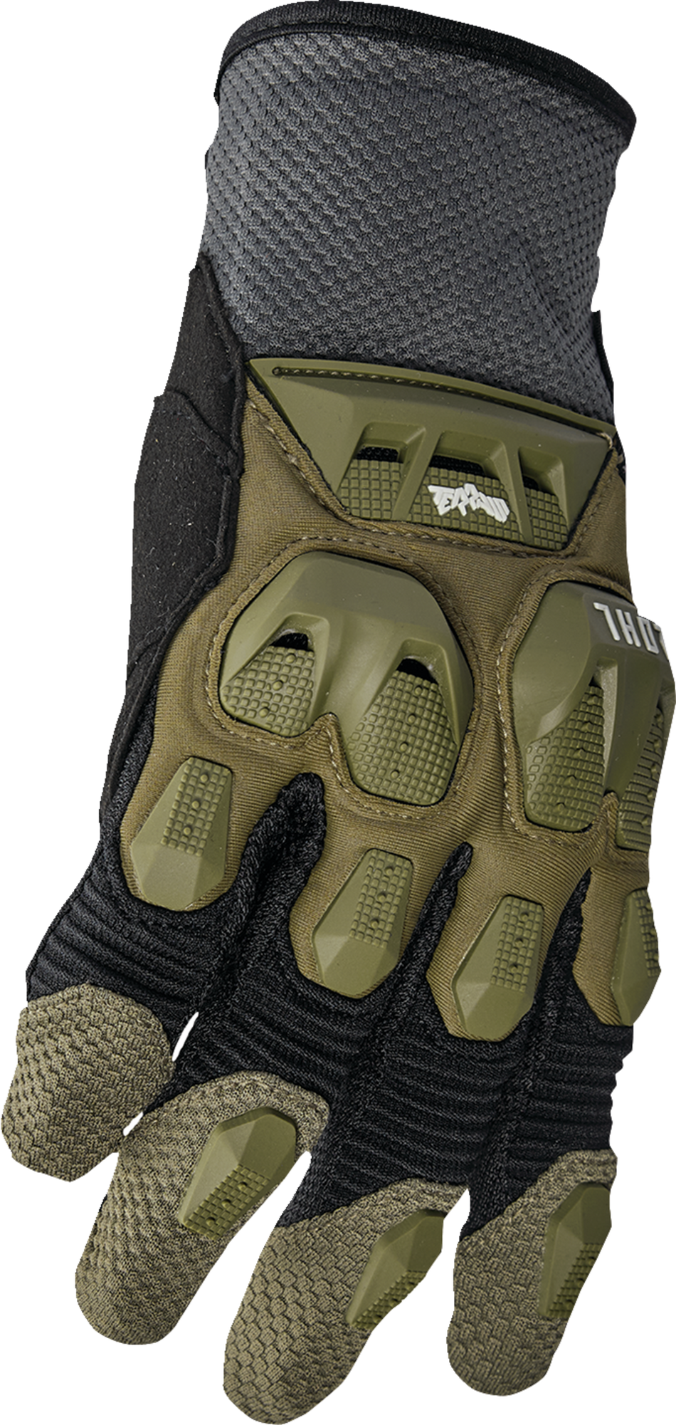 THOR Terrain Gloves - Army/Charcoal - Medium 3330-7287