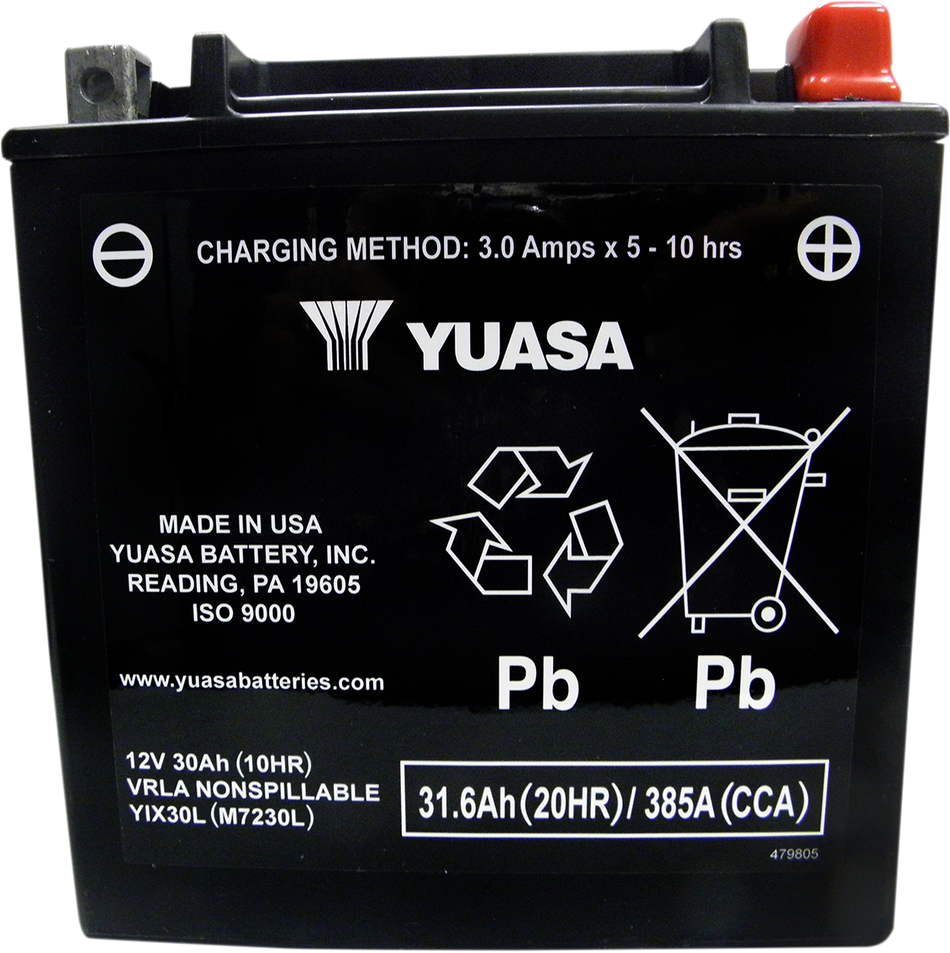 YUASA AGM Battery - YIX30L-BS 1.4 L YUAM6230X