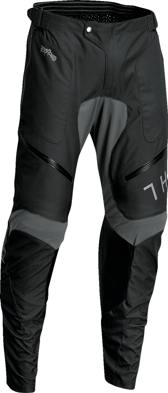 THOR Terrain In-the-Boot Pants - Black/Charcoal - 46 2901-10427