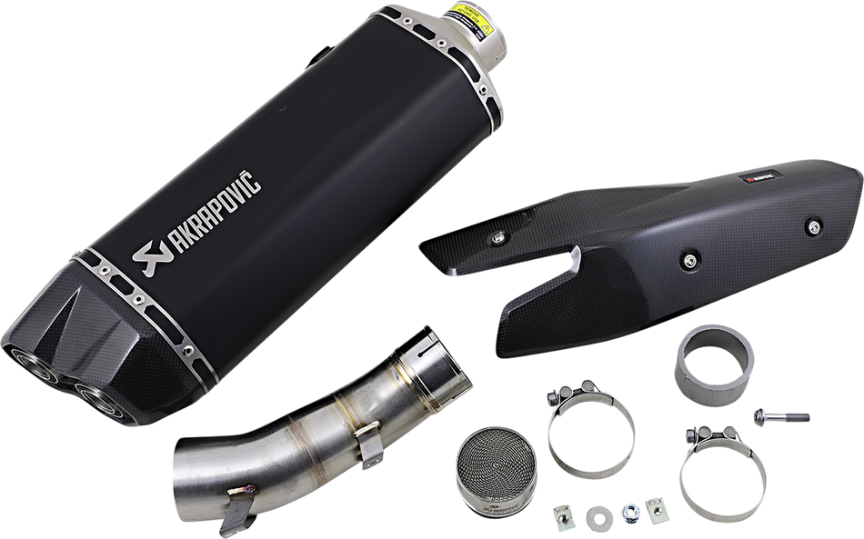 AKRAPOVIC Titanium Muffler - Black for  ZH2 2020-2023 S-K10SO25-HGITBL  1811-3998