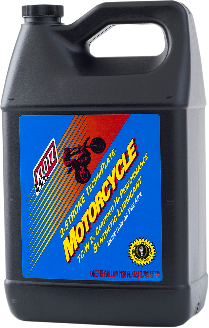 KLOTZ OIL TechniPlate Synthetic TCW-2 2-Stroke Oil - 1 U.S. gal. KL-301