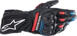 Guantes ALPINESTARS Honda SP-8 V3 - Negro/Rojo brillante/Azul - XL 3558423-1317-XL 