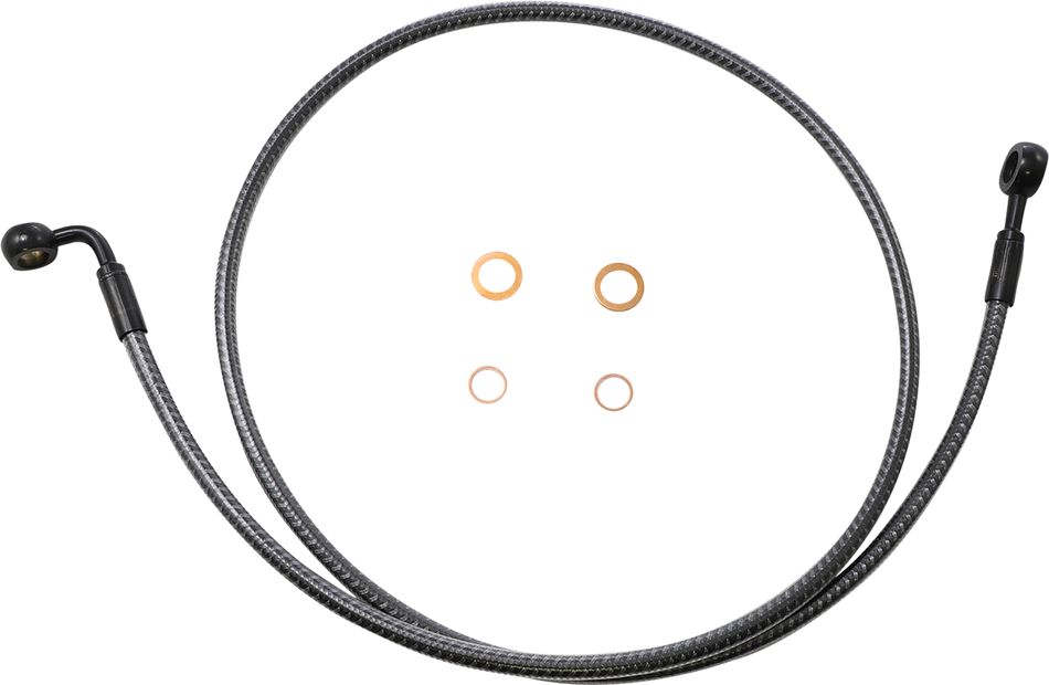 MAGNUM Brake Line - Front - 180/90 - 48" - KARBONFIBR 76448SW