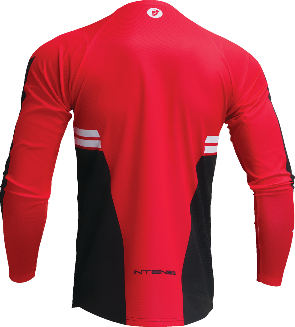 THOR Intense Assist Berm Long-Sleeve Jersey - Red/Black - XL 5020-0232