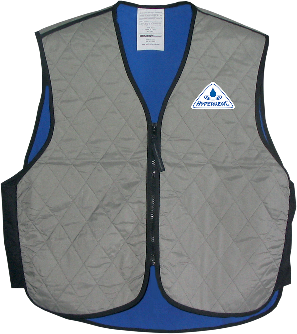 HYPER KEWL Evaporative Cooling Sport Vest - Silver - 3XL 6529SIL-3X