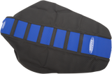 SDG 6-Ribbed Seat Cover - Black Ribs/Blue Top/Black Sides 95956KBK