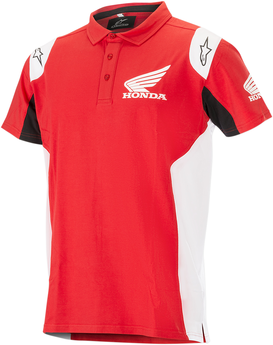 ALPINESTARS Honda Poloshirt, Rot, Größe M, 1H184160030M