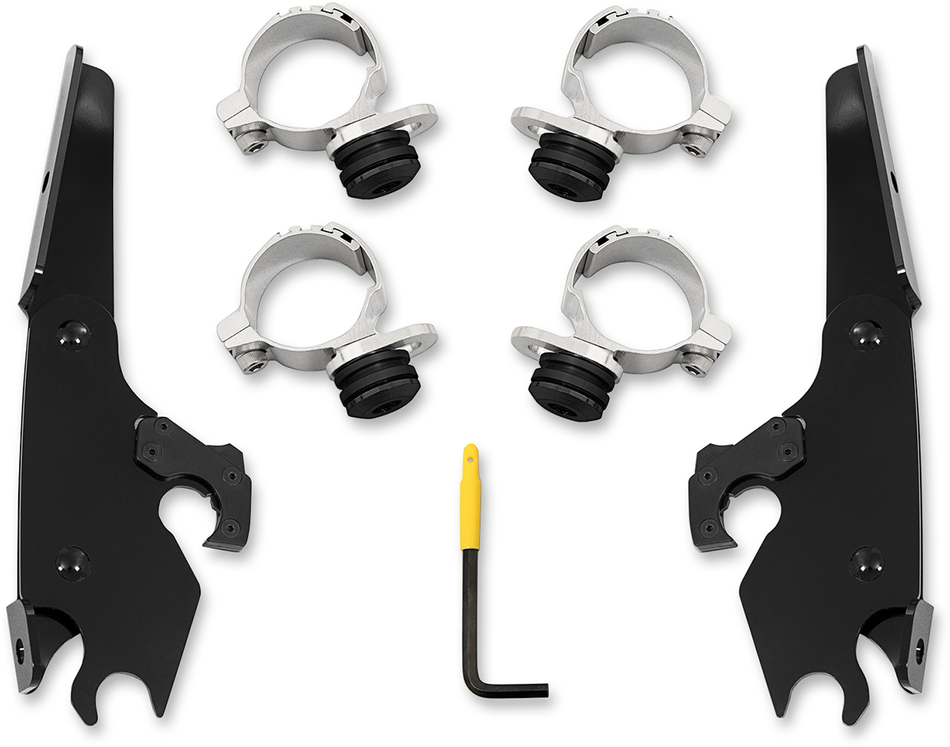 MEMPHIS SHADES Batwing Mounting Kit - Black - Scout MEB2027