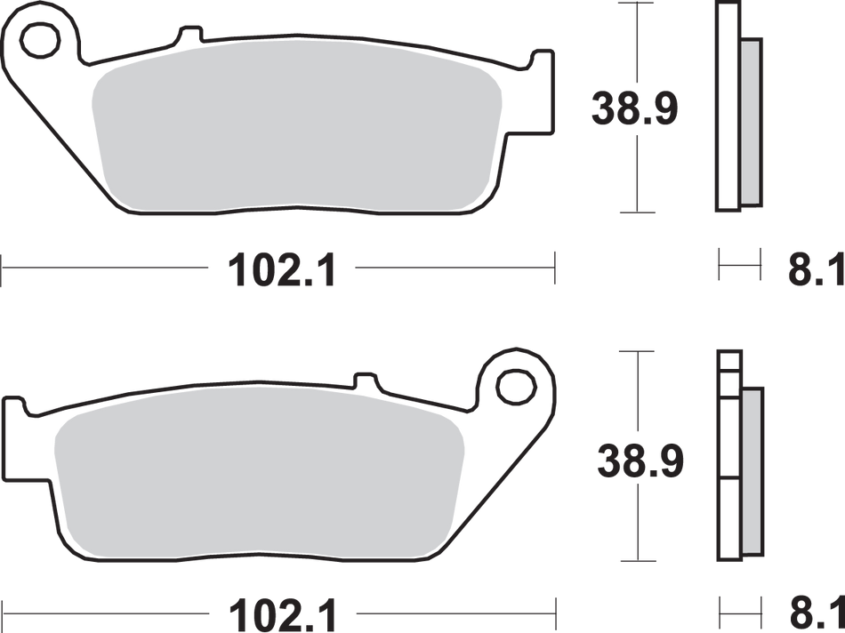 SBS HF Brake Pads 627HF