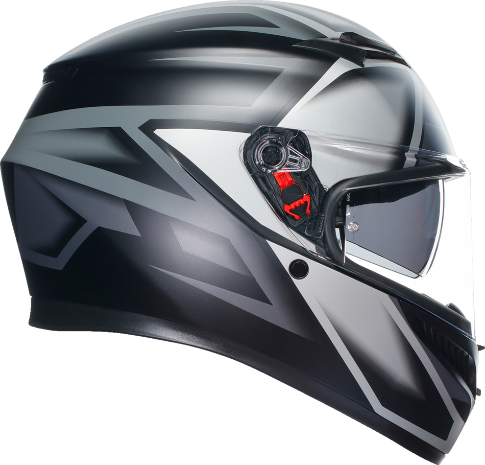 AGV K3 Helmet - Compound - Matte Black/Gray - Small 2118381004008S