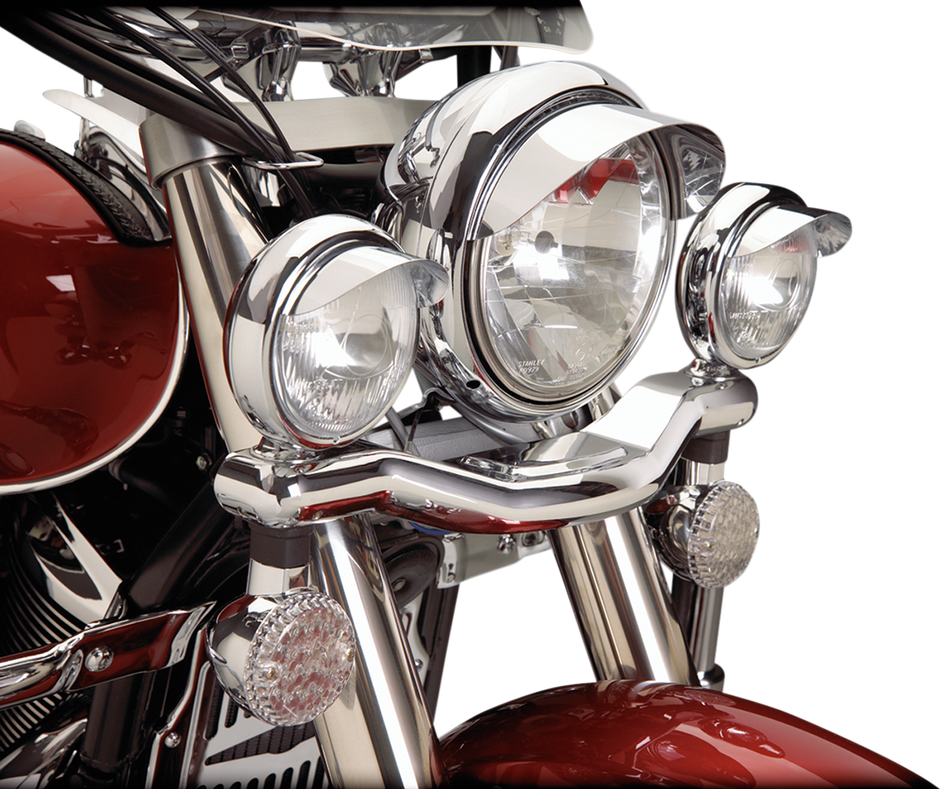 SHOW CHROME Spotlight Visors - Chrome 1-229