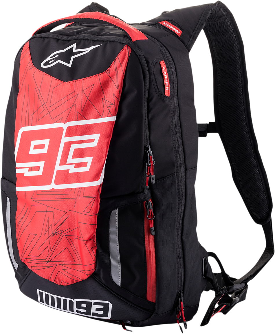 ALPINESTARS Jerez Backpack - Black/Red 6105921-13