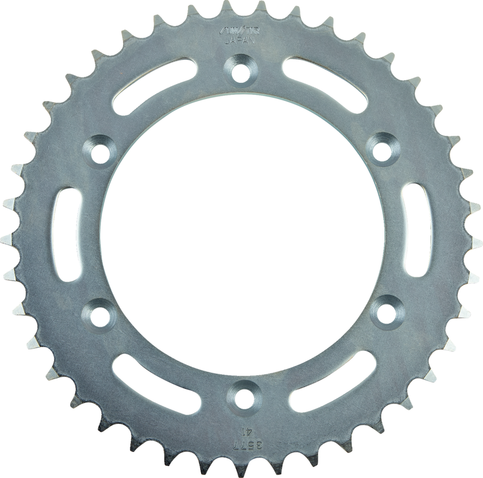 SUNSTAR SPROCKETS Steel Rear Sprocket - 41 Tooth - Suzuki 2-357741