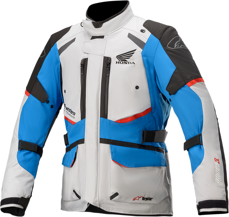 ALPINESTARS Honda Andes v3 Drystar® Jacket - Gray/Blue/Red - Medium 3207421-9173-M