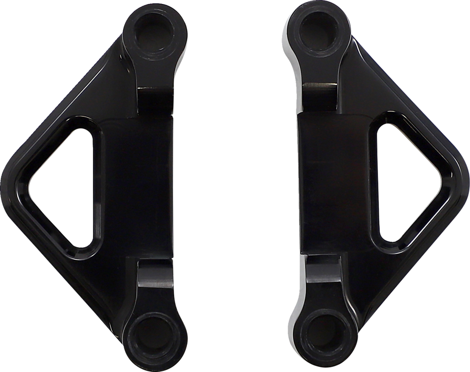 ACCUTRONIX Hot Legs/Bagger Legs Fender Spacers - Black - 1.25" Spacer - For 5.5" Width Fender TFS41-EMF125B