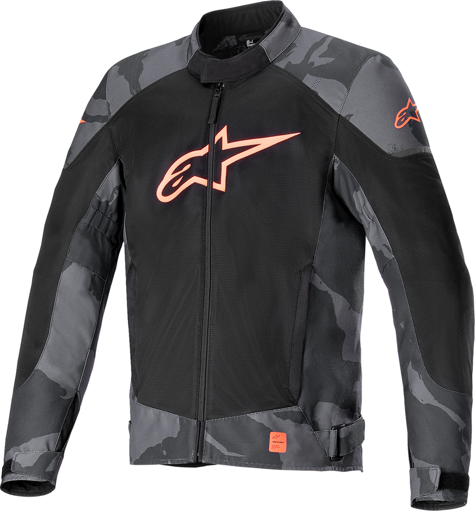 ALPINESTARS T-SP X Superair Jacket - Black Camo/Red Fluo - Small 3302022-9133-S