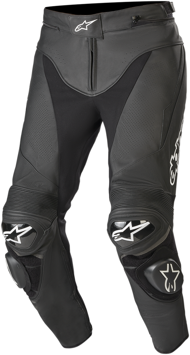 ALPINESTARS Track v2 Leather Pants - Black - US 42 / EU 58 3129019-10-58