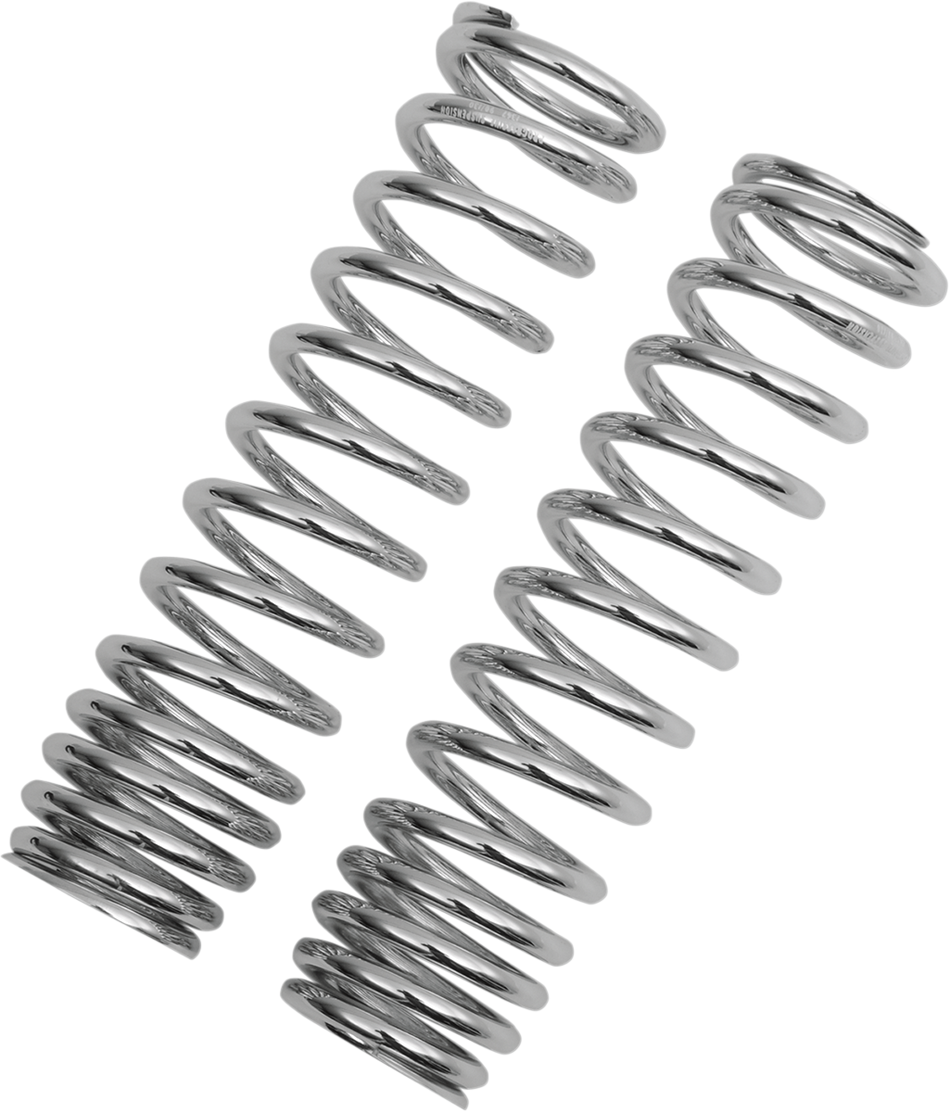 PROGRESSIVE SUSPENSION Shock Springs - 12-Series - Chrome - 90-130 lb/in 03-1367C