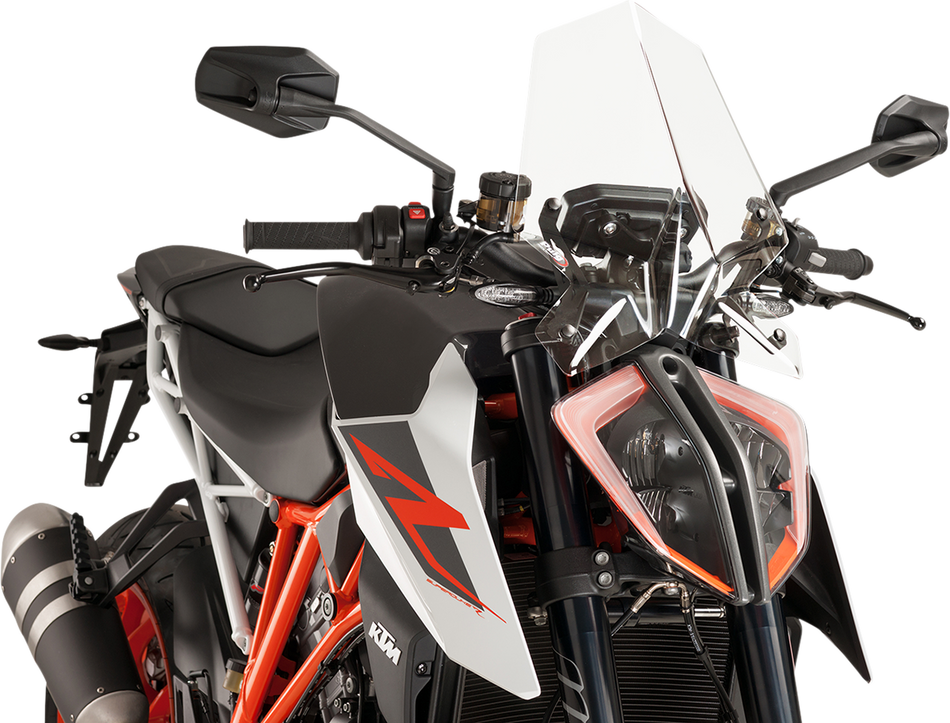 PUIG HI-TECH PARTS New Generation Windscreen - Clear - KTM 9692W