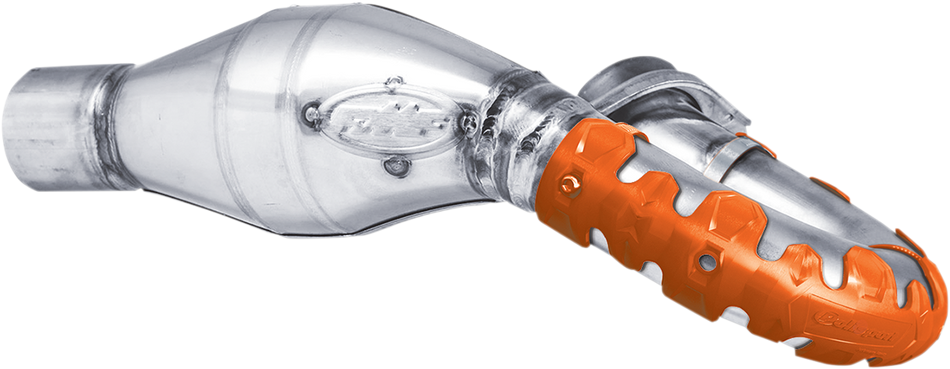 POLISPORT Armadillo Short Head Pipe Guard - Orange 8483700002