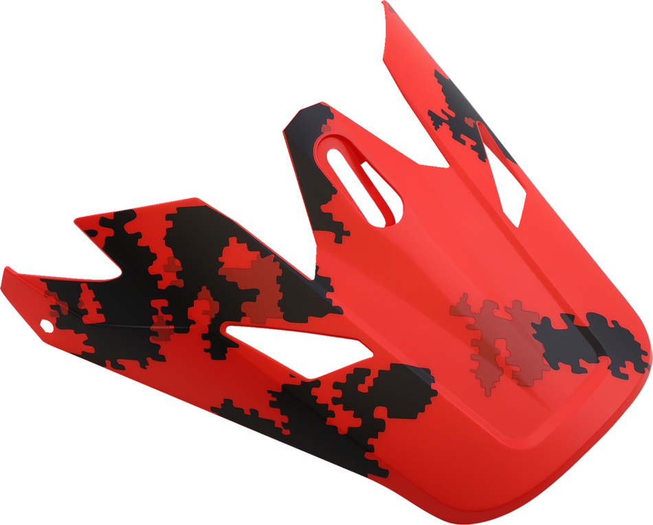 Z1R Rise Visor Kit - Digi Camo - Red 0132-1480