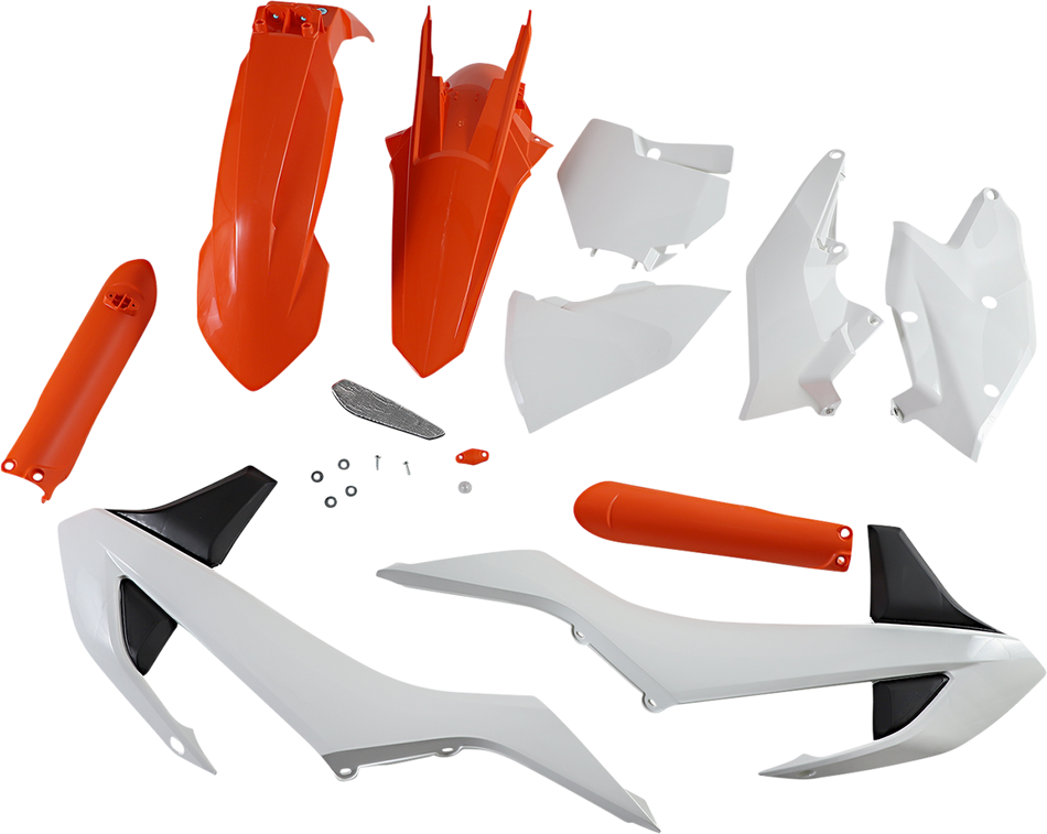 ACERBIS Full Replacement Body Kit - OE '17 Orange/White/Black 2421064618