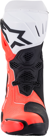ALPINESTARS Supertech V Stiefel - Schwarz/Fluo Rot/Weiß - US 12.5 / EU 48 2220121-124-48